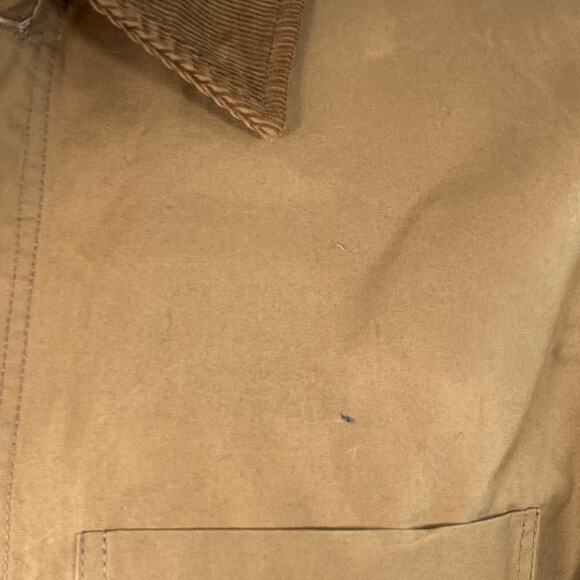 A.P.C. Size L Tan Brown Cotton Corduroy Collar Button Up Jacket - Picture 5 of 8